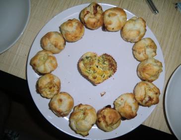 Mini-Blätterteigmuffins Mini-Blätterteigmuffins