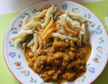 Pasta con Kürbis Pasta con Kürbis