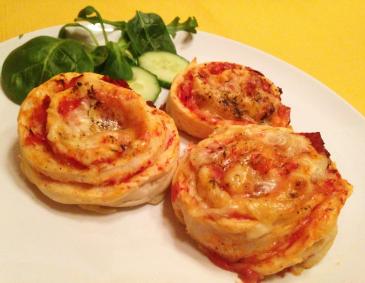 Pizzaschnecken pikant Pizzaschnecken pikant