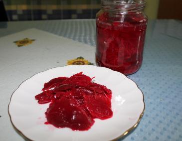 Rote-Rüben-Salat ohne Öl Rote-Rüben-Salat ohne Öl