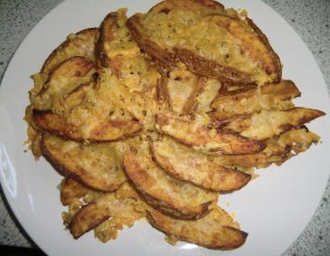Überbackene Potato-Wedges Überbackene Potato-Wedges