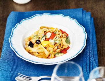Scharfmacher Tagliatelle mit Tofu Scharfmacher Tagliatelle mit Tofu