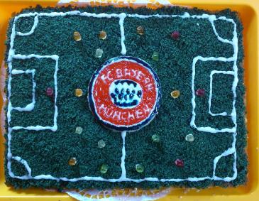 Fußballfeld Spinattorte Fußballfeld Spinattorte