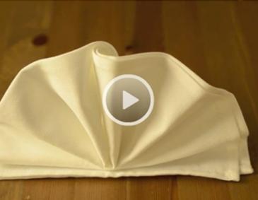 Videos Serviettenfalten