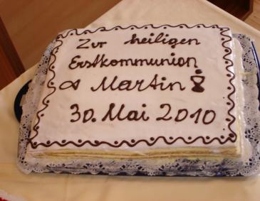Esterhazytorte zur Erstkommunion Esterhazytorte zur Erstkommunion