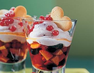 Beeren-Topfen-Creme Beeren-Topfen-Creme