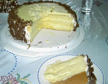 Weiße Schokotorte Weiße Schokotorte