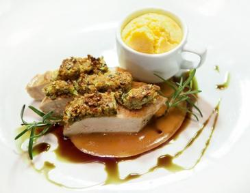 Hühnerbrust mit Polentaauflauf Hühnerbrust mit Polentaauflauf