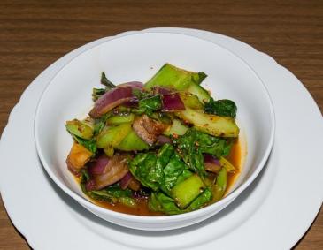 Scharfes Pak Choi-Gemüse Scharfes Pak Choi-Gemüse