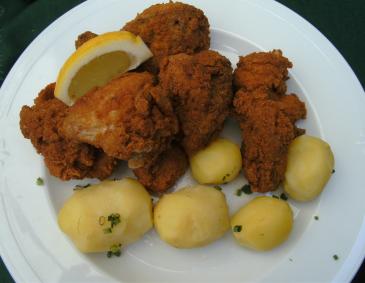Gebackenes halbes Huhn Gebackenes halbes Huhn