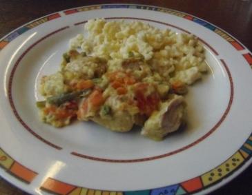 Putenragout mit Spätzle Putenragout mit Spätzle