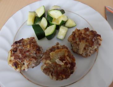 Faschierte Laiberl mit Zuchchini Faschierte Laiberl mit Zuchchini