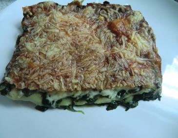 Leichte Blattspinatlasagne Leichte Blattspinatlasagne