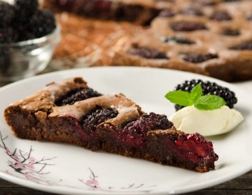 Brombeer-Schokolade-Tarte Brombeer-Schokolade-Tarte