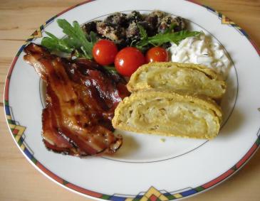Kürbiskernöl-Kartoffelrolle Kürbiskernöl-Kartoffelrolle
