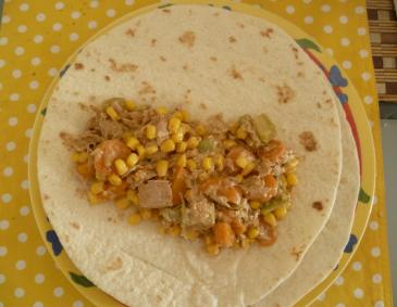 Thunfisch-Gemüse-Wraps Thunfisch-Gemüse-Wraps