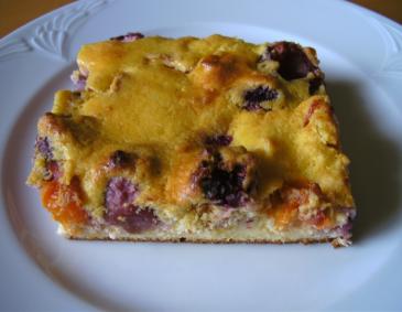 Topfenkuchen mit Früchten Topfenkuchen mit Früchten