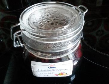 Amarenakirschen mit Vanille Amarenakirschen mit Vanille