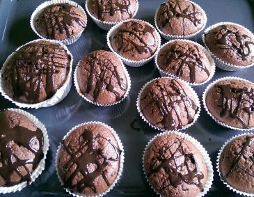 Chocolat-Nut-Muffins Chocolat-Nut-Muffins