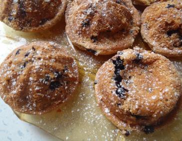 Heidelbeermuffins aus Vollkornmehl Heidelbeermuffins aus Vollkornmehl