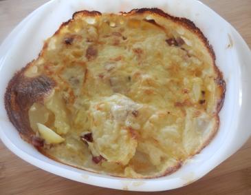 Kartoffelgratin mit Speck Kartoffelgratin mit Speck
