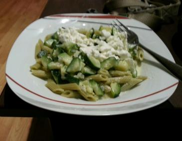 Zucchini-Feta-Penne Zucchini-Feta-Penne