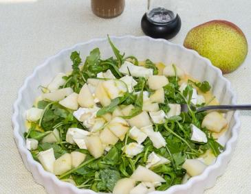 Ziegenkäse-Birnensalat Ziegenkäse-Birnensalat