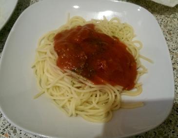 Spaghetti in Tomaten-Kräutersauce Spaghetti in Tomaten-Kräutersauce