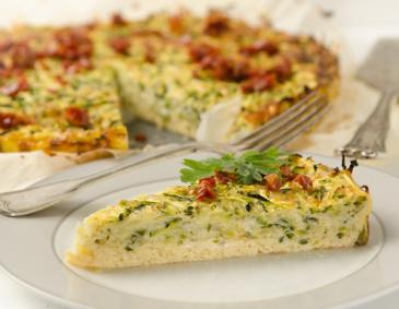 Zucchini-Quiche ohne Boden Zucchini-Quiche ohne Boden
