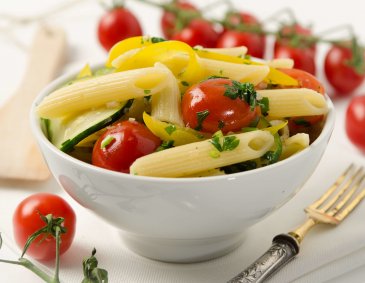 Penne mit Zucchini Penne mit Zucchini