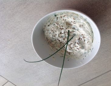 Topfenkäse mit Kümmel Topfenkäse mit Kümmel