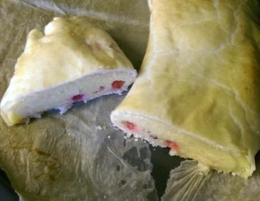 Grießstrudel mit Johannisbeeren Grießstrudel mit Johannisbeeren