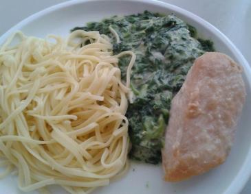 Hühnerbrust in Rahmspinat Hühnerbrust in Rahmspinat