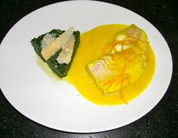 Zanderfilet in Weißwein-Orangensoße Zanderfilet in Weißwein-Orangensoße