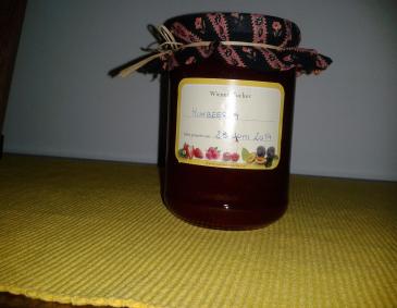 Himbeer-Marmelade mit Geist Himbeer-Marmelade mit Geist