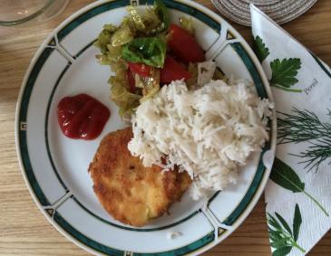 Zucchinicordonbleu mit Basilikum Zucchinicordonbleu mit Basilikum