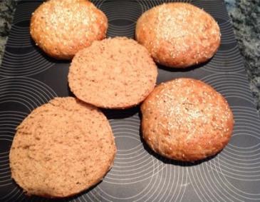 Vollkorn-Burgerbuns Vollkorn-Burgerbuns