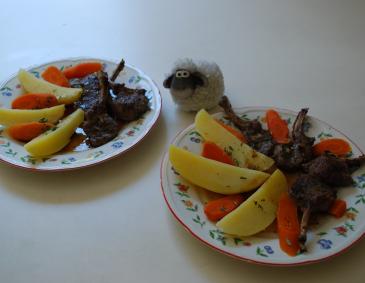 Lammkoteletts a la Sigrid Lammkoteletts a la Sigrid