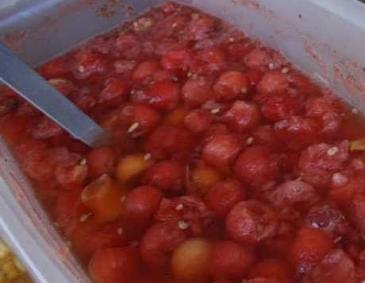 Melonen-Zimt-Bowle Melonen-Zimt-Bowle