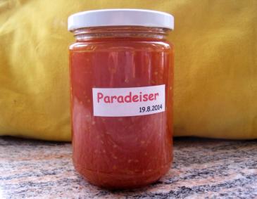 Paradeisermarmelade Paradeisermarmelade
