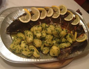 Lachs in Salzkruste Lachs in Salzkruste