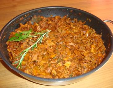 Eierschwammerlgulasch Eierschwammerlgulasch