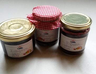 Ribiselmarmelade mit Wein Ribiselmarmelade mit Wein