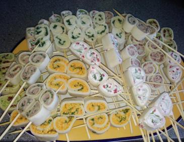 Tramezzini-Röllchen Tramezzini-Röllchen