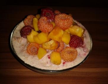 Haferflocken mit Obst Haferflocken mit Obst