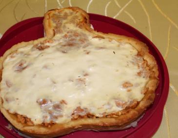 Apfelkuchen in Apfelkuchenform Apfelkuchen in Apfelkuchenform