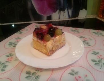 Obstkuchen mit Mascarponecreme Obstkuchen mit Mascarponecreme