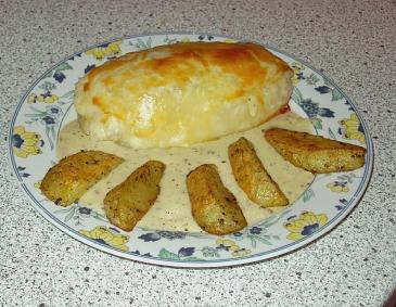 Französisches Hühnerbrustfilet im Blätterteigmantel Französisches Hühnerbrustfilet im Blätterteigmantel