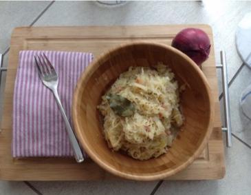 Sauerkraut mit Speck Sauerkraut mit Speck