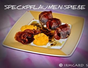 Speckpflaumenspieße Speckpflaumenspieße